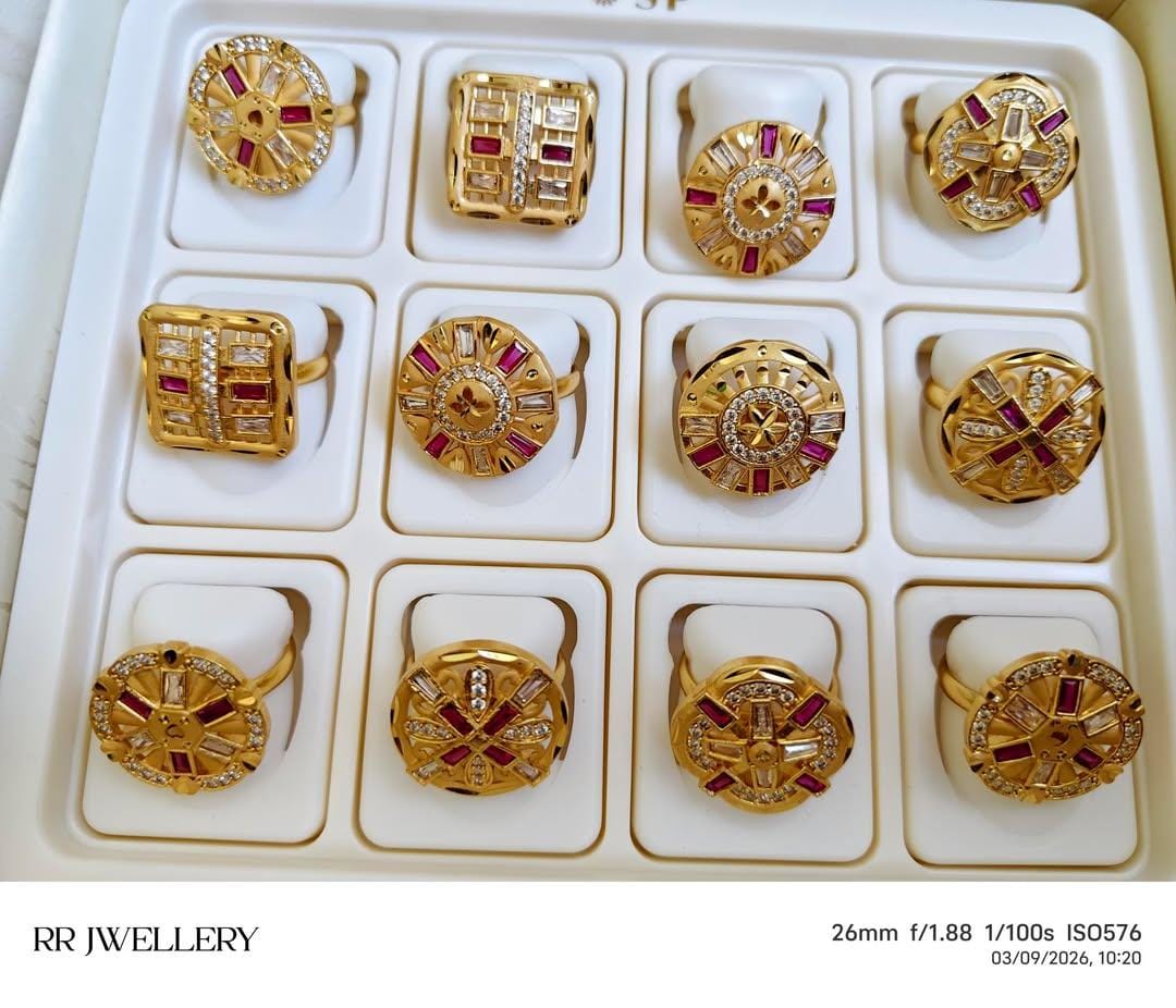 Elegant Micro Gold-Plated Daily Wear Ring Collection