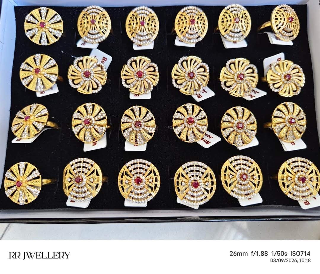 Elegant Micro Gold-Plated Daily Wear Ring Collection